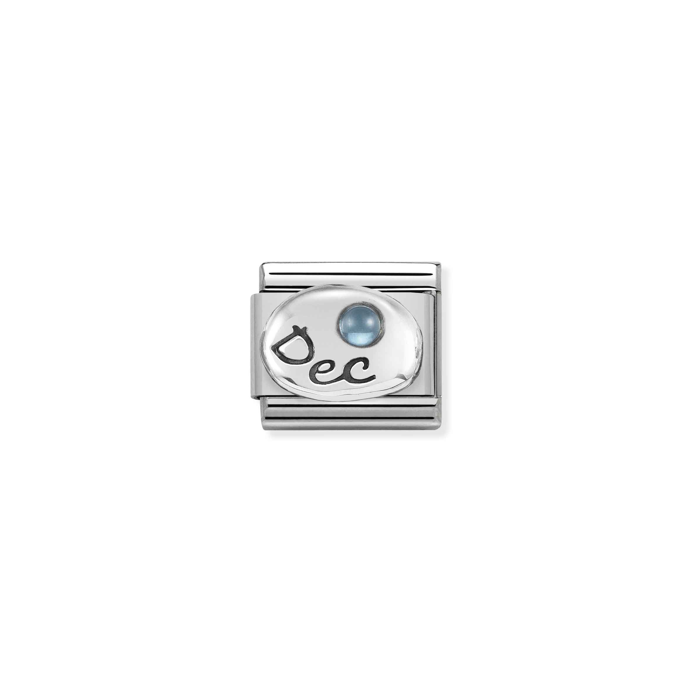 NOMINATION COMPOSABL classic symbol december light blue topaz