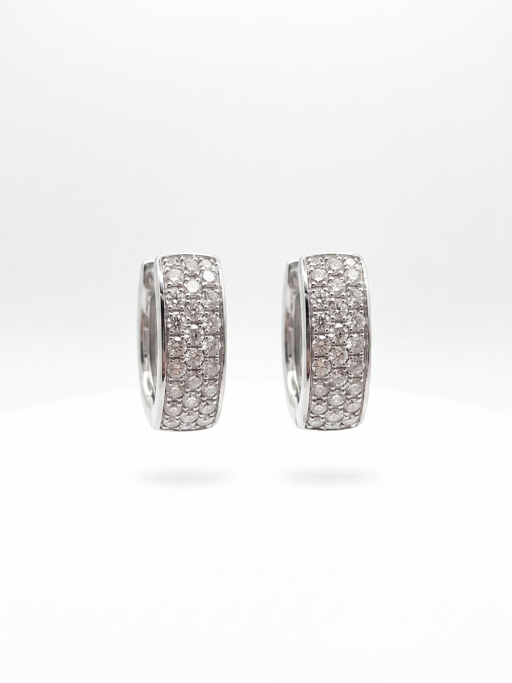 18KT wit goud + 0.48ct briljant pav&eacute;