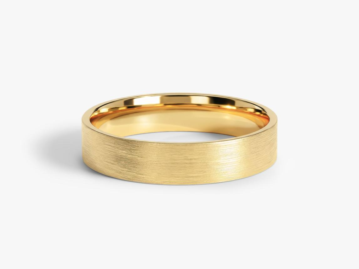 Heren trouw GG 44mm breedte 1.2mm dikte mat