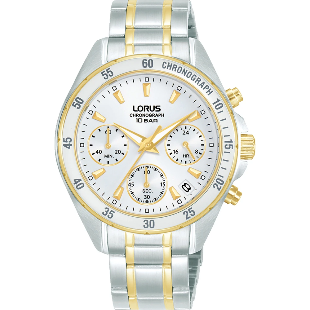 LORUS LADIES CHRONOGRAPH BICOLOUR BRACELET SI