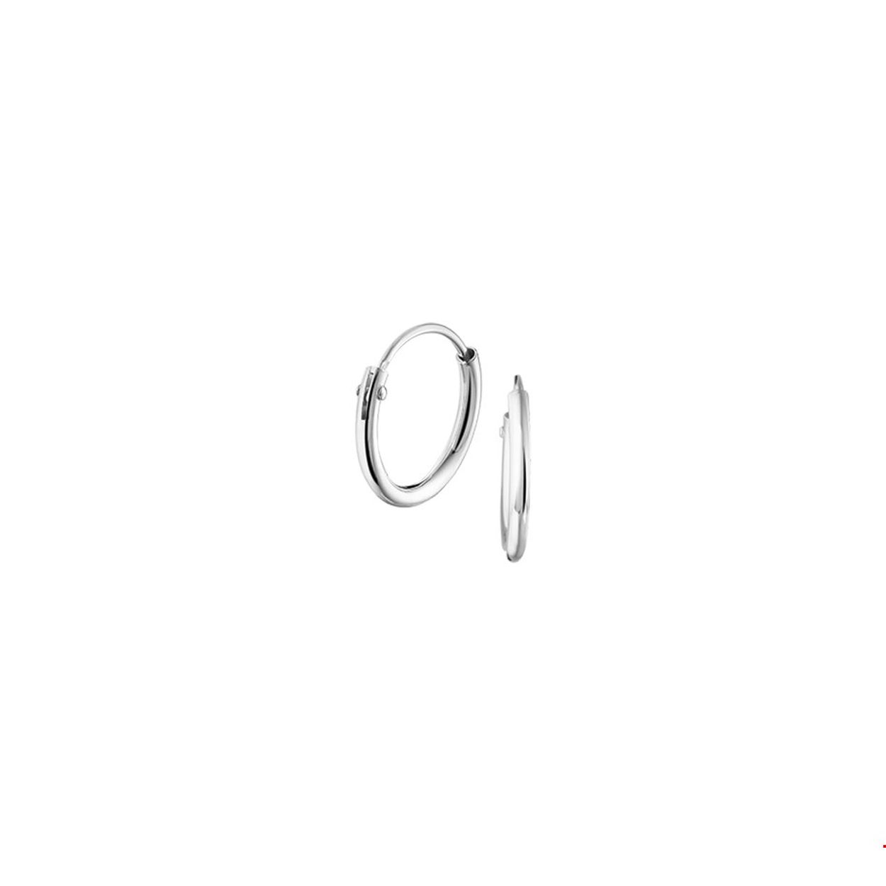 oorringen met scharnier 1,3 mm dik en een diameter van 15 mm. Prijs per stuk.
