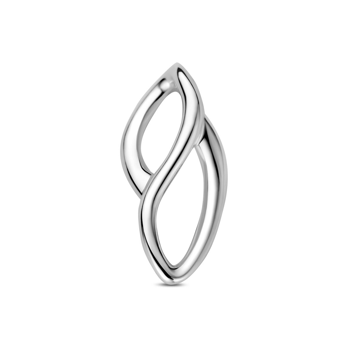 Gerhodineerd 925 zilveren hanger met een afmeting van 20x8.5mm.