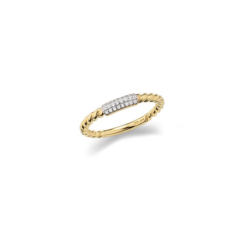 Der Damenring 333 gelb/rhodiniert mit Zirkonia (Modellnummer 6-213743-001) besticht durch seine elegante Kombination aus gelbem und rhodiniertem Gold. Ideal f&uuml;r den t&auml;glichen Gebrauch, verleiht er jedem Outfit einen Hauch von Eleganz. Tragen Sie ihn zu l&auml;ssigen oder formellen Anl&auml;ssen f&uuml;r einen zeitlos stilvollen Auftritt. Gr&ouml;&szlig;e: 56. Perfekt als Geschenk oder f&uuml;r sich selbst.