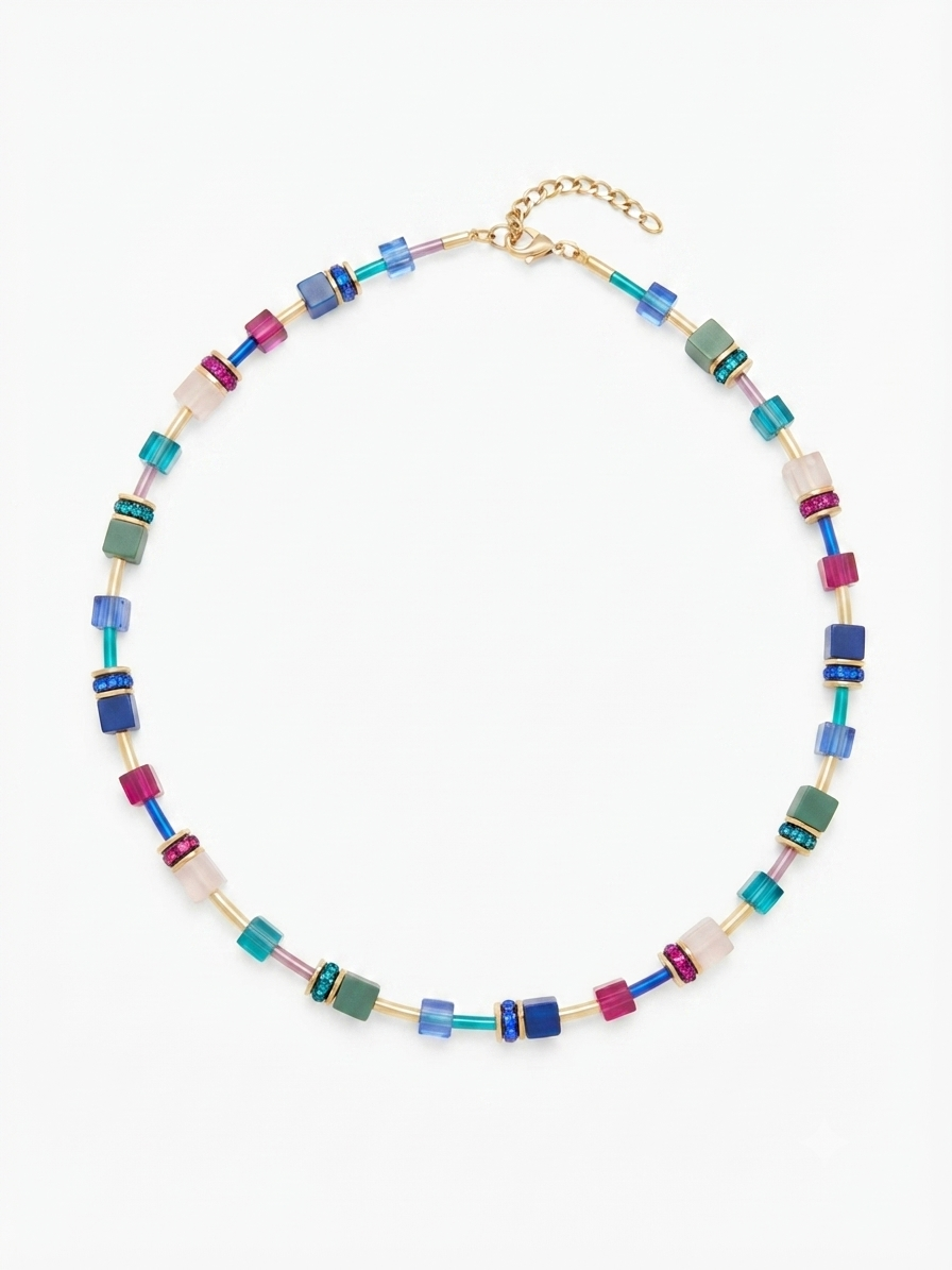 Coeur de Lion collier multicolour gemstone