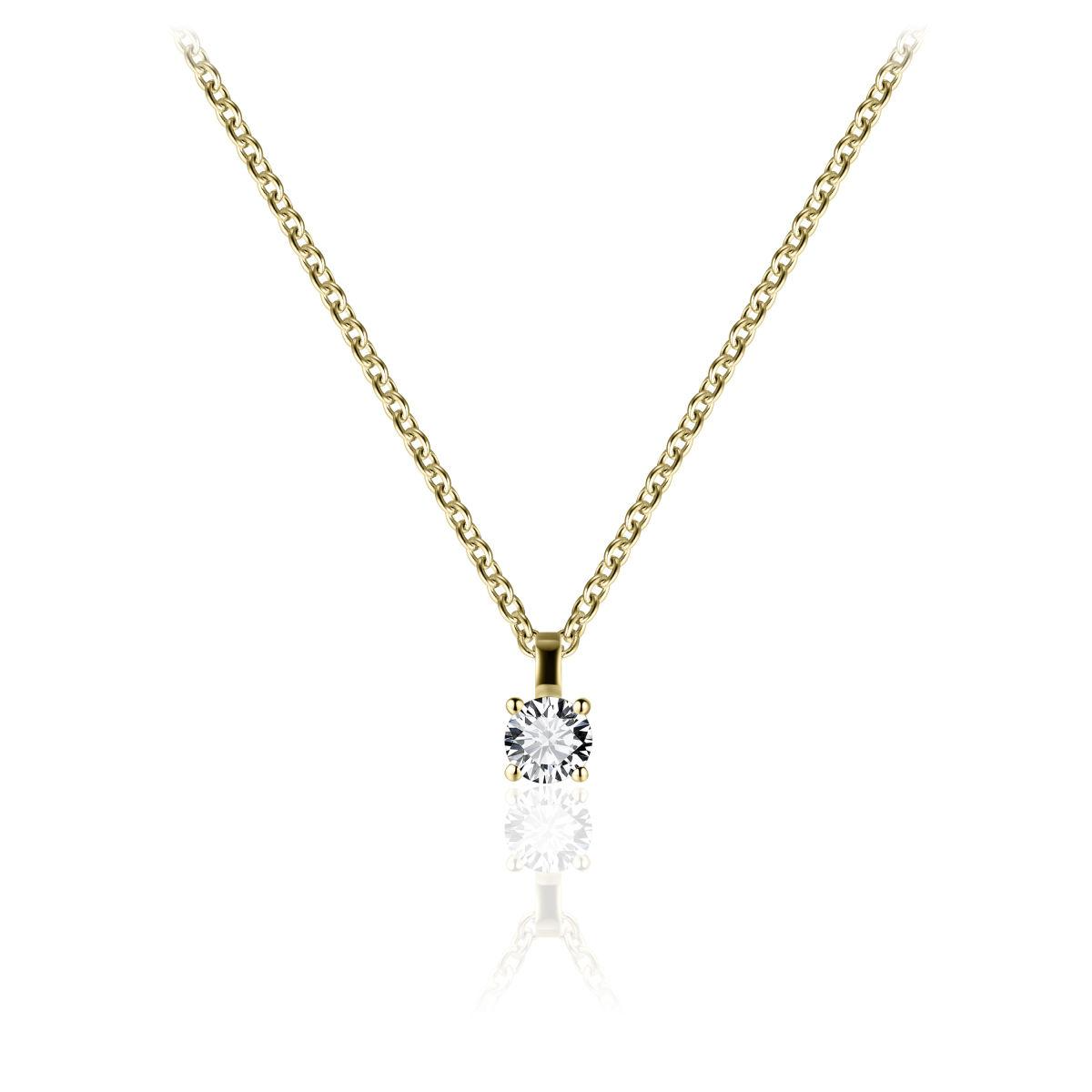 Het Gisser zilver verguld collier met zirkonia hanger (modelnummer N1060/4Y) is een verfijnd juweel. Met een lengte van 45 cm (450 mm) combineert het elegantie met een sprankelende zirkonia. Draag het als een statementstuk bij zowel casual als chique outfits voor een verfijnde look. Perfect voor elke gelegenheid.