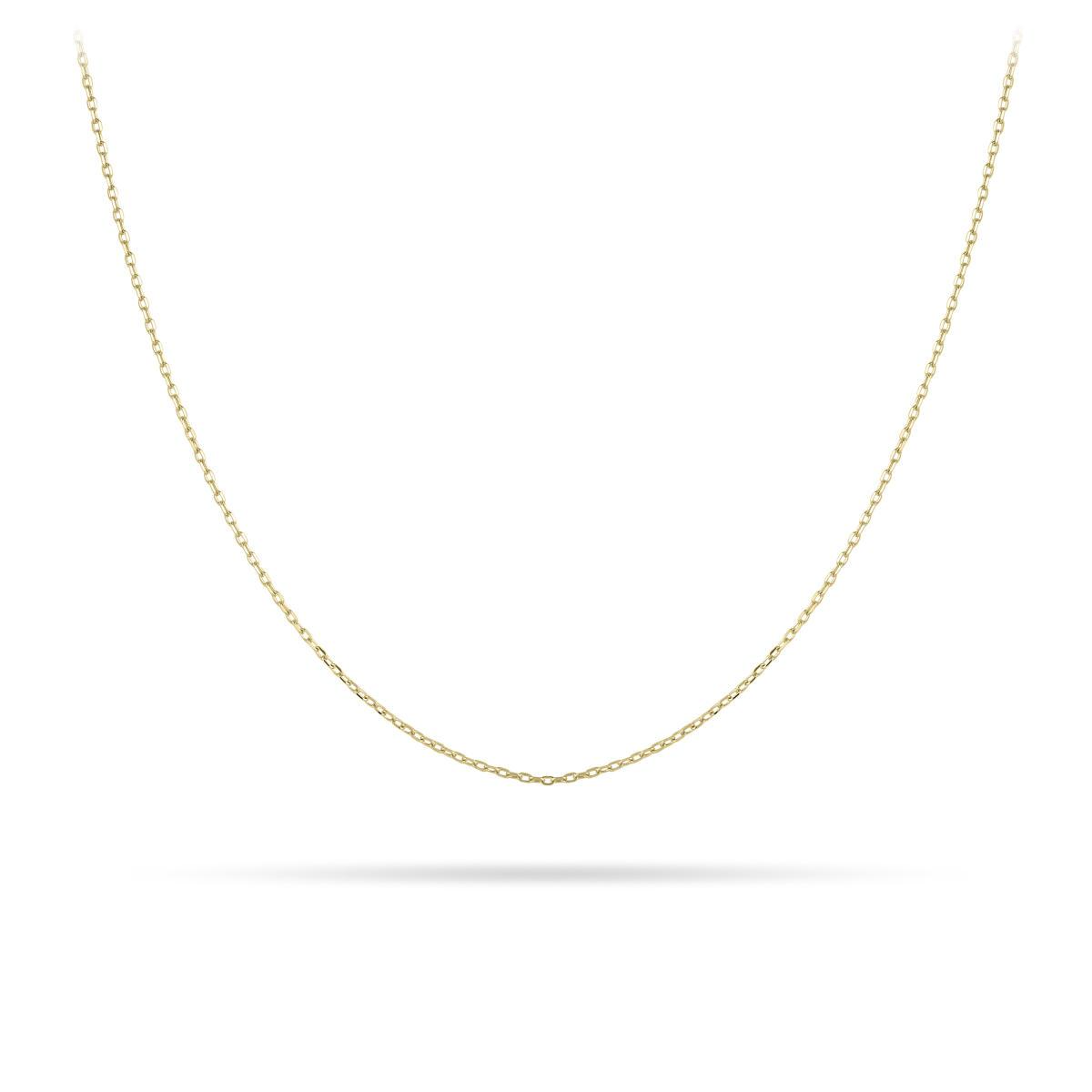 Gisser zilver verguld anker collier C011Y-42+5