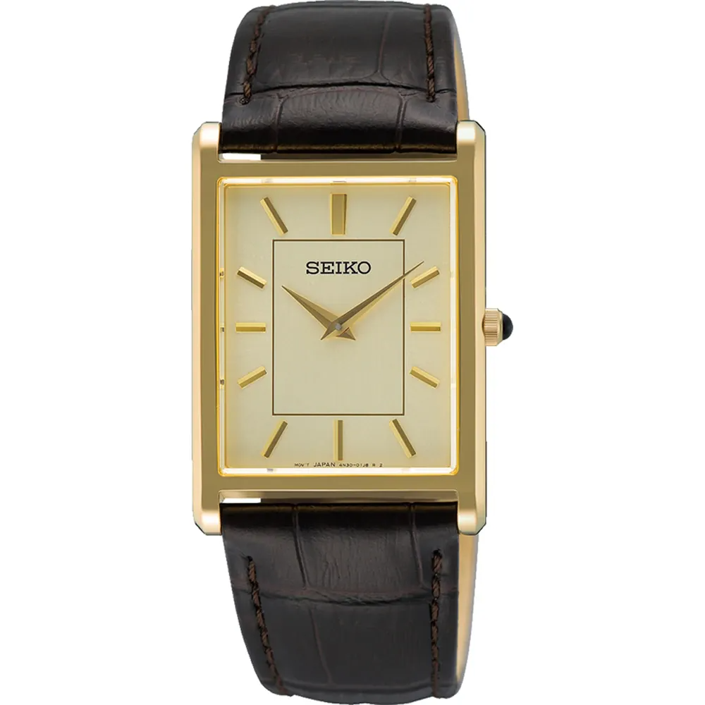 De Seiko SWR106P1 Horloge is een elegante polshorloge in de categorie horloges. Ideaal voor dagelijks gebruik dankzij het verfijnde ontwerp en de betrouwbare precisie. Draag het om uw pols voor een tijdloze uitstraling en ultiem comfort. Perfect te combineren met zowel formele als casual outfits voor elke gelegenheid.