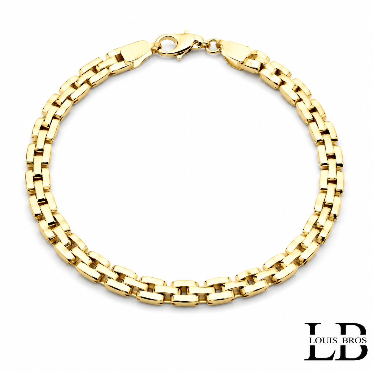 Deze damesarmband is vervaardigd uit 14 karaat geelgoud (6.54 gr) en straalt subtiele luxe en verfijning uit. Het chique en tijdloze ontwerp maakt dit sieraad tot een veelzijdig accessoire dat moeiteloos bij iedere stijl en gelegenheid past. Dankzij de warme glans van het goud is deze armband een echte klassieker die generaties lang zijn schoonheid behoudt.
De armband is verkrijgbaar in verschillende lengtes.