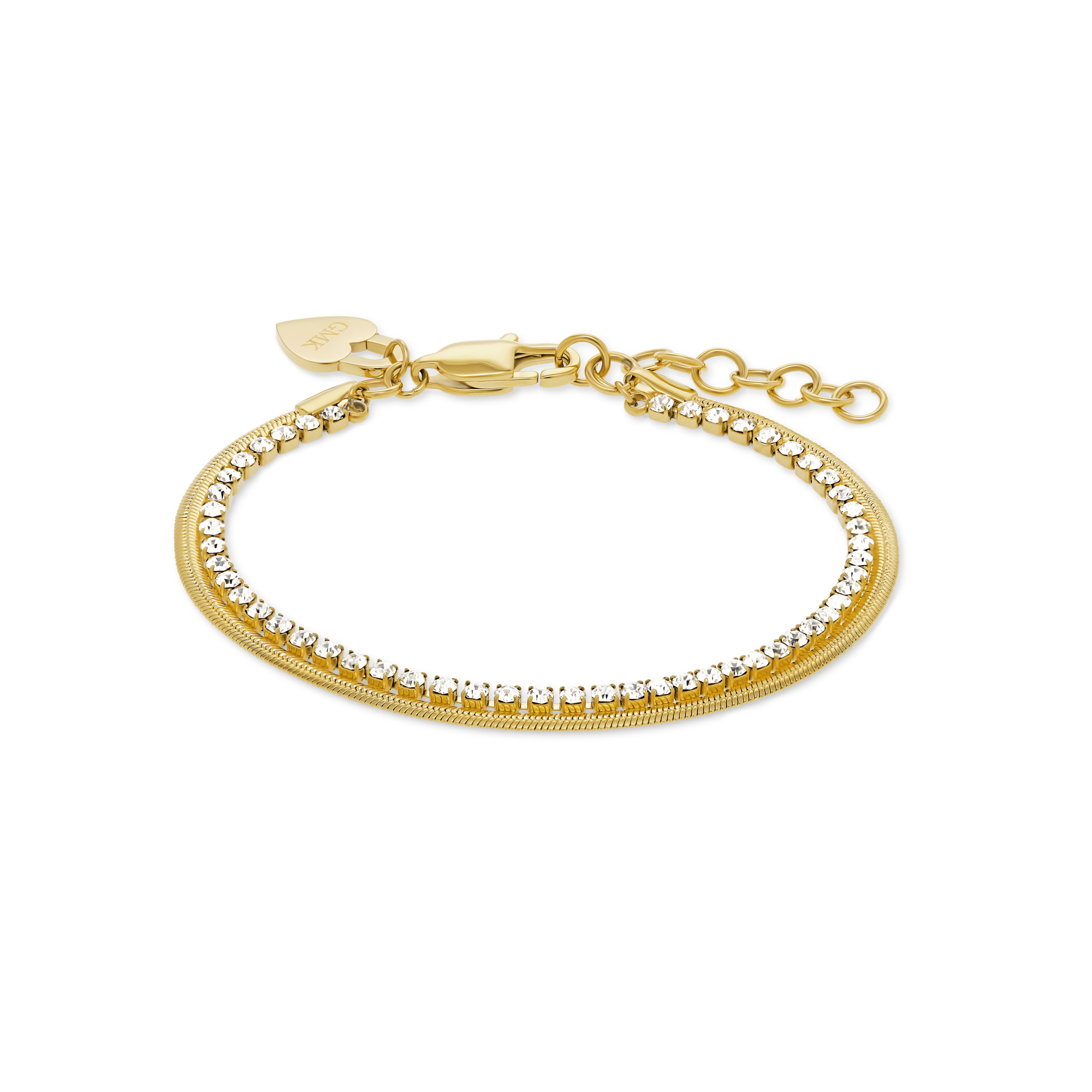 Das Guido Maria Kretschmer Armband Herz geh&ouml;rt zur Kategorie Schmuck und ist ein neues Armband. Dieses elegante Accessoire passt perfekt zu einem klassischen oder l&auml;ssigen Outfit und betont stilvoll Ihr Handgelenk. Tragen Sie es allein f&uuml;r einen minimalistischen Look oder kombinieren Sie es mit anderen Armb&auml;ndern f&uuml;r einen trendigen Stil.