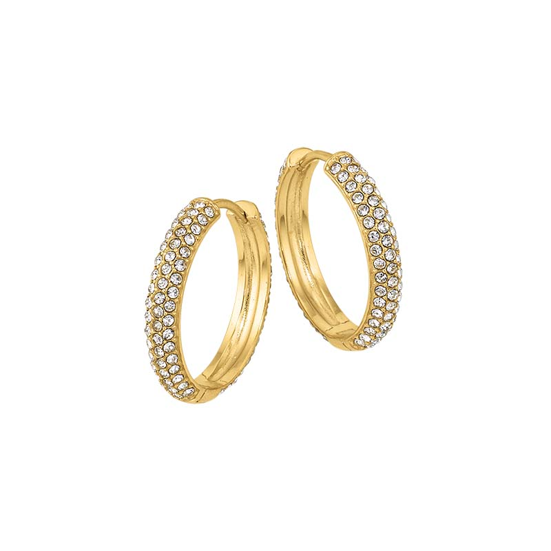 Die Scharniercreolen 925 gelb Zirkonia goldplatt./&Oslash;20mm mit der Modellnummer 5-215991-001 sind aus hochwertigem 925er Silber gefertigt und goldplattiert. Sie verf&uuml;gen &uuml;ber funkelnde Zirkonia-Steine und bieten einen eleganten Look. Ideal f&uuml;r formelle Anl&auml;sse oder um Ihrem Alltagsoutfit einen Hauch von Eleganz zu verleihen. Perfekt kombinierbar mit weiteren goldenen Accessoires.
