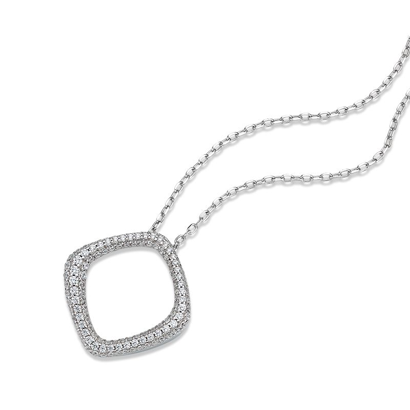 Das TRENDY me Collier mit Behang 925 rhodiniert Zirkonia (Modellnummer 5-216068-001) ist ein elegantes Schmuckst&uuml;ck in der Kategorie NECKLACE mit einer L&auml;nge von 42+3cm. Ideal zum Tragen zu besonderen Anl&auml;ssen, Eignet sich perfekt zu Abendkleidern oder formeller Kleidung, um dem Outfit einen gl&auml;nzenden und stilvollen Akzent zu verleihen. 
