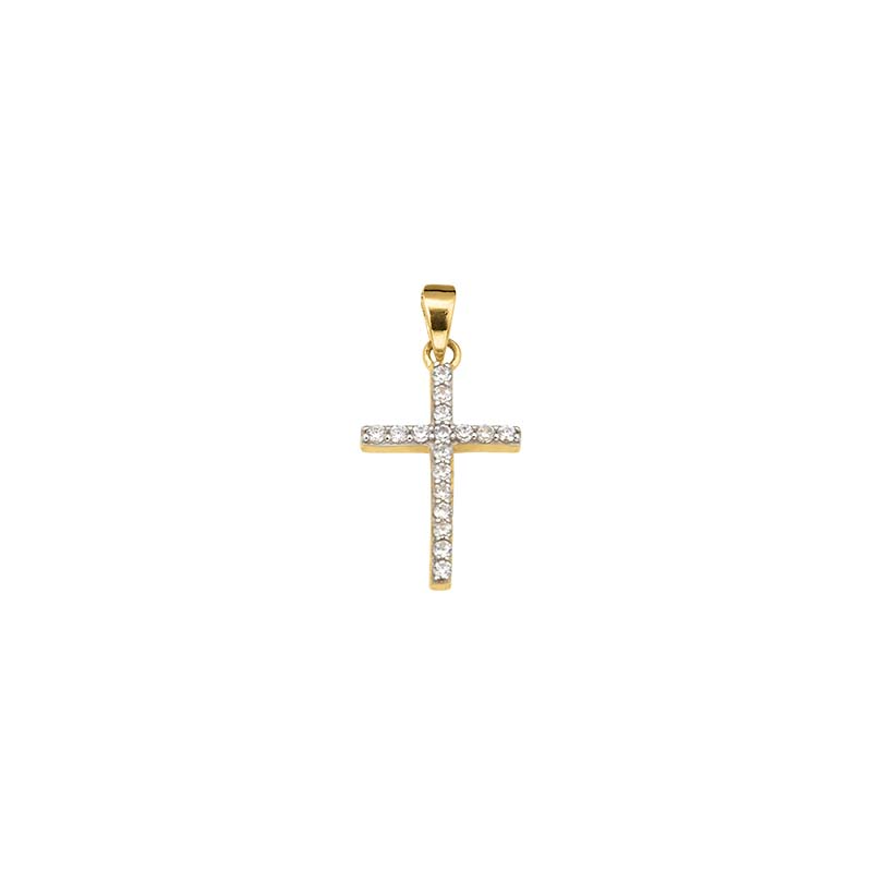 Der TRENDY me Kreuz 925 bicolor Zirkonia Anh&auml;nger, Modellnummer 5-216242-001, besticht durch ein elegantes Kreuzdesign aus 925er Silber mit zweifarbigen Akzenten und funkelnden Zirkoniasteinen. Perfekt f&uuml;r jeden Anlass und ideal, um mit einer feinen Silberkette oder einem Lederband getragen zu werden, um Ihren pers&ouml;nlichen Stil zu unterstreichen.