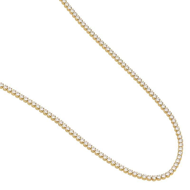 Das TRENDY me Damencollier Modellnummer 5-216303-001 besteht aus 925er Silber mit gelber Goldplattierung und funkelnden Zirkoniasteinen. Mit einer L&auml;nge von 34+8 cm (Jewelgr&ouml;&szlig;e 420) passt es sich ideal an unterschiedliche Ausschnittformen an. Perfekt f&uuml;r elegante Anl&auml;sse oder als stilvolles Accessoire im Alltag. Ein vielseitiges Schmuckst&uuml;ck f&uuml;r Ihren Look!