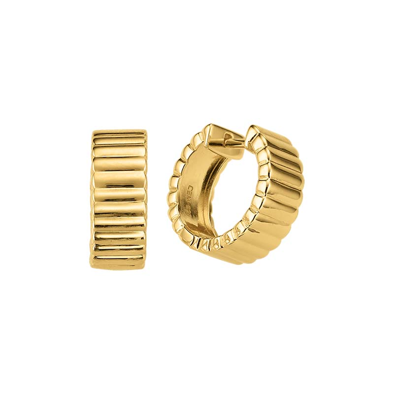 Die TRENDY me Scharniercreolen 925 gelb goldplatt., Modellnummer 5-216408-001, sind aus hochwertigem 925er Sterlingsilber mit einer eleganten Gelbgold-Beschichtung gefertigt. Diese Creolen sind ein zeitloses Accessoire f&uuml;r jeden Anlass. Tragen Sie sie zu einem eleganten Abendoutfit oder verleihen Sie Ihrem Alltagslook einen Hauch von Glamour. Ein Must-have f&uuml;r jede Schmuckkollektion!