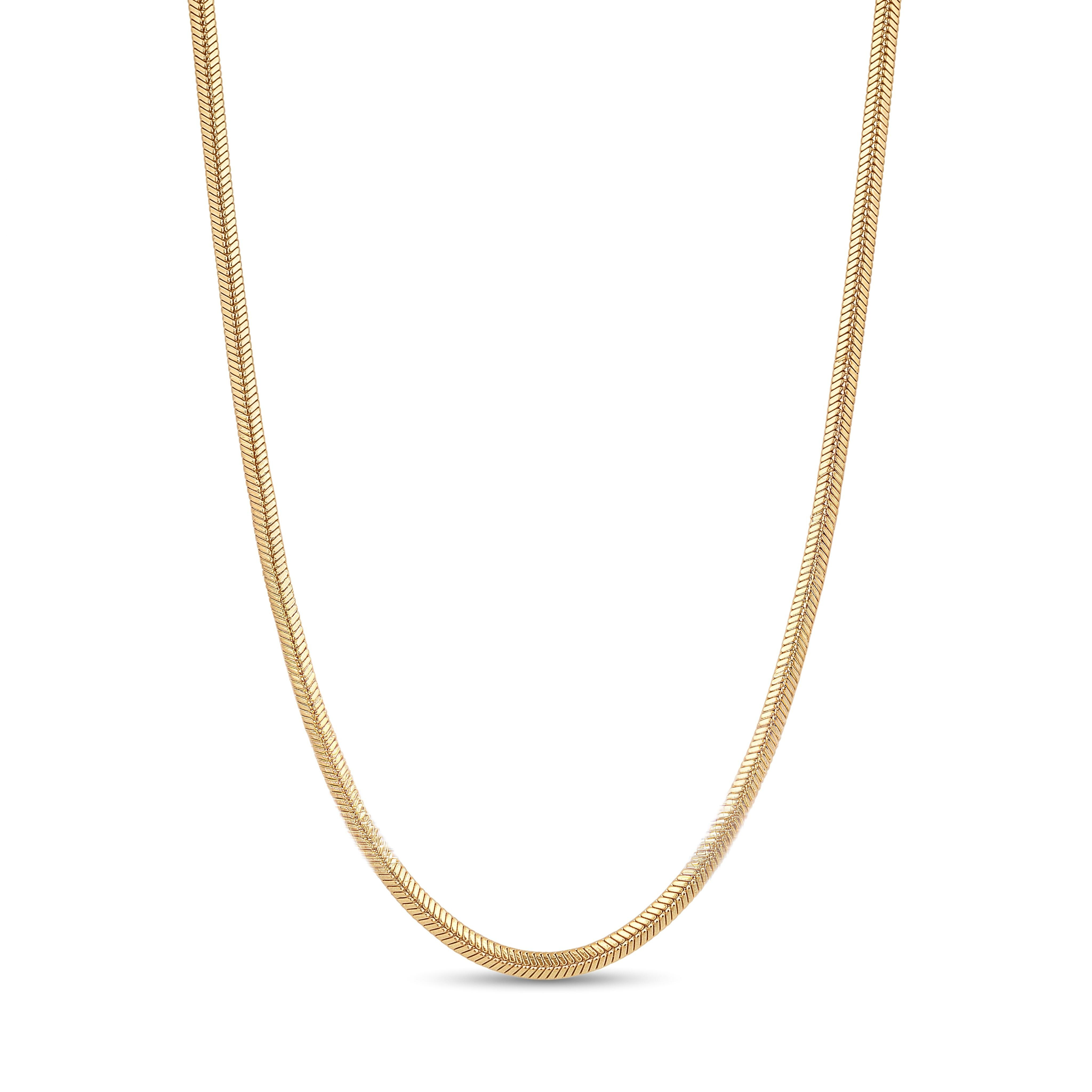 Voeg tijdloze elegantie toe aan je sieradencollectie met deze 14 karaat gouden herringbone ketting (2.5 mm) van Juwelier Rijk Amsterdam. Met een lengte van 45 cm en een gewicht van ca. 5 gram is deze gouden visgraat ketting perfect voor dagelijks gebruik &eacute;n speciale gelegenheden. Bekijk en bestel direct online of bezoek onze winkel in Amsterdam.
