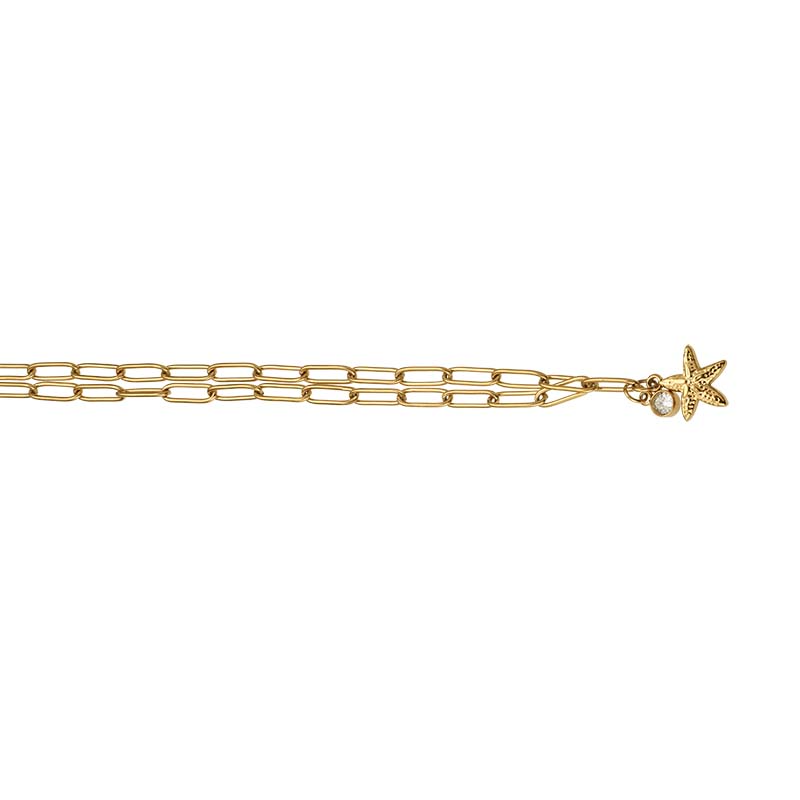 Das TRENDY me Armband in IP goldfarben mit Zirkonia ist aus robustem Edelstahl gefertigt und bietet eine L&auml;nge von 17cm mit einer zus&auml;tzlichen Verl&auml;ngerung von 3cm. Es geh&ouml;rt zur Kategorie Schmuck und ist als Armband klassifiziert. Perfekt f&uuml;r elegante Anl&auml;sse, l&auml;sst es sich ideal allein oder in Kombination mit anderen Armb&auml;ndern tragen. Modellnummer: 4-203984-001.