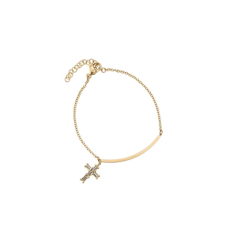 Das TRENDY me Armband in IP-Goldfarben, Modellnummer 4-204007-001, besticht durch seine Kristallakzente und wird aus Edelstahl gefertigt. Mit einer L&auml;nge von 16+3 cm ist es ideal als elegantes Schmuckst&uuml;ck f&uuml;r den Alltag oder besondere Anl&auml;sse. Tragen Sie es alleine oder in Kombination mit anderen Armketten f&uuml;r einen modischen Layering-Effekt.