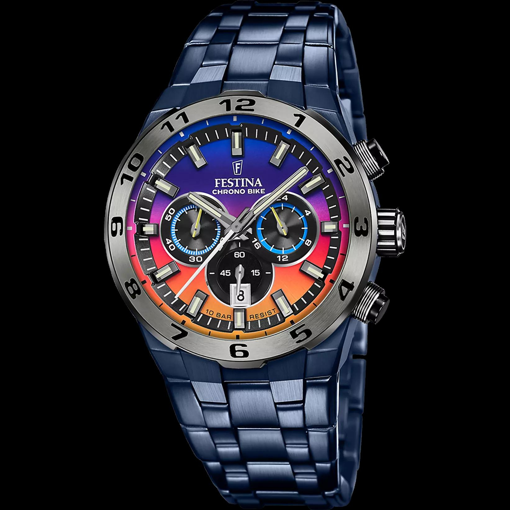 Festina heren horloge F20709/1 met een roestvrij staal kast

Festina horloges zijn de perfecte mix van elegantie en functionaliteit.Festina biedt een herkenbaar design, constante technologische evoluties en en een perfecte prijs/kwaliteit garantie.