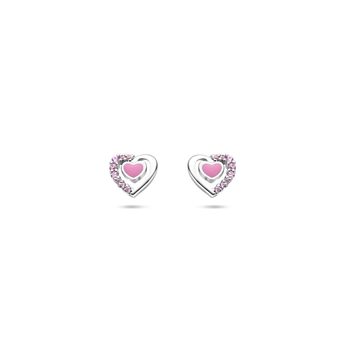 De Zilveren oorknop roze hart, modelnummer 1341651, is een elegante toevoeging aan elke sieradencollectie. Deze juweel, geclassificeerd als oorknopjes, straalt verfijning uit. Ze zijn perfect voor dagelijks gebruik of speciale gelegenheden. Draag ze met opgestoken haar om de aandacht op hun glans te vestigen. Ideaal voor romantische en moderne stijlen.
