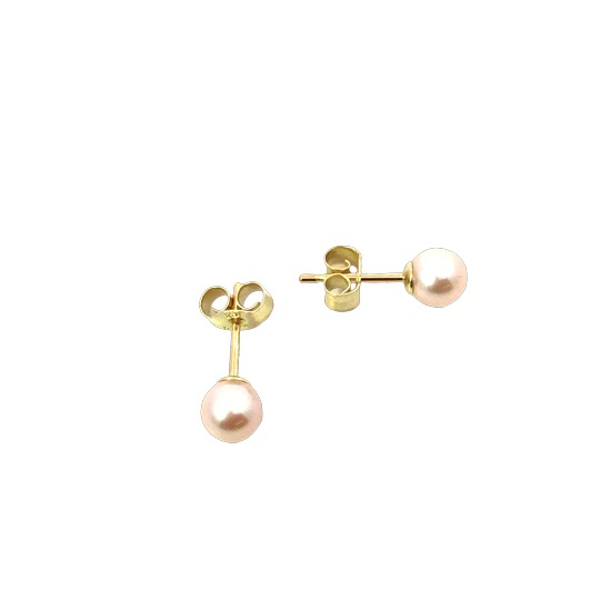 Die Ohrstecker  &uuml;berzeugen mit edlen Perlen und sind aus hochwertigem 585er Gold gefertigt. Diese eleganten Steckohrringe passen perfekt zu festlichen Anl&auml;ssen oder als stilvolles Accessoire im Alltag. Tragen Sie sie mit hochgestecktem Haar oder einem dezenten Outfit, um die zeitlose Sch&ouml;nheit der Perlen zu betonen.