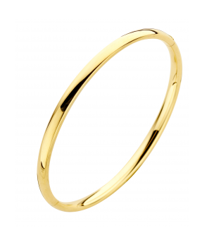 14krt geelgouden bangle | 5MM | Ovaal