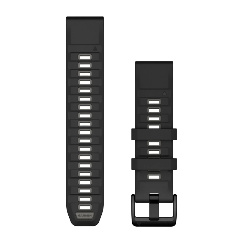 Garmin - Quickfit band 22mm black/pebble grey - 010-13392-00