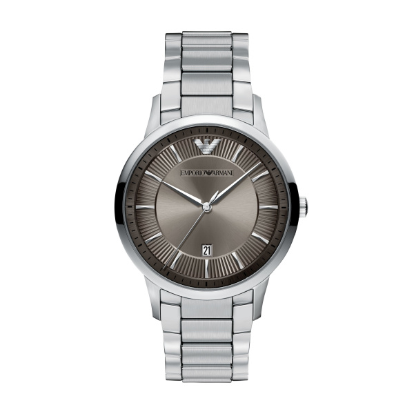 Armani horloge model AR11825 staal met stalen band uit de Archetipo Collectie. 5 ATM waterdicht.