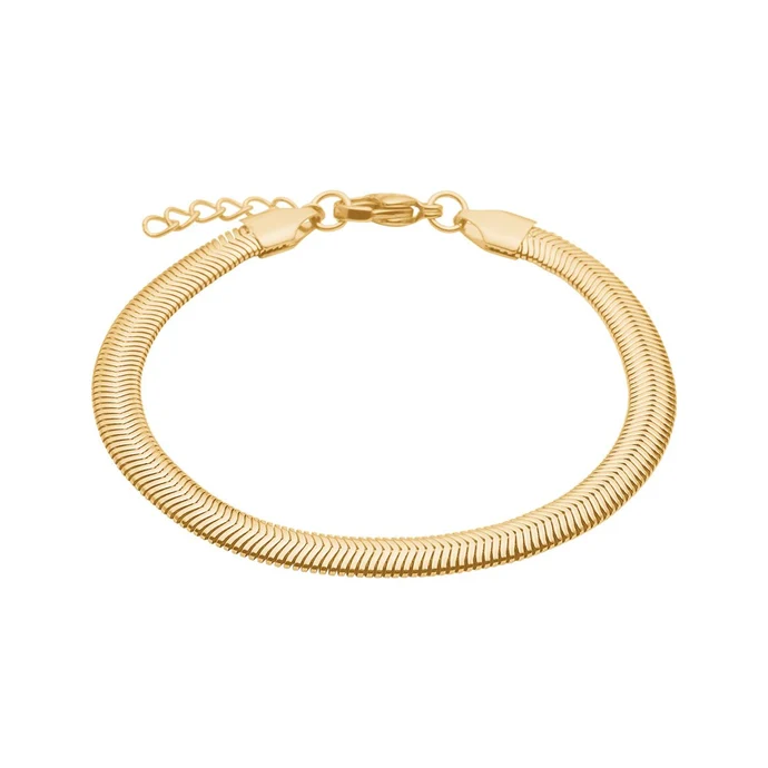 Das Produkt Stahl Armband IP Gold CALMA, ist ein neues Tennisarmband, das zur Kategorie Schmuck geh&ouml;rt. Dieses elegante Armband verleiht jedem Outfit einen Hauch von Luxus. Es l&auml;sst sich am besten solo oder in Kombination mit anderen Goldschmuckst&uuml;cken tragen. Perfekt f&uuml;r besondere Anl&auml;sse oder um Alltagslooks aufzuwerten.