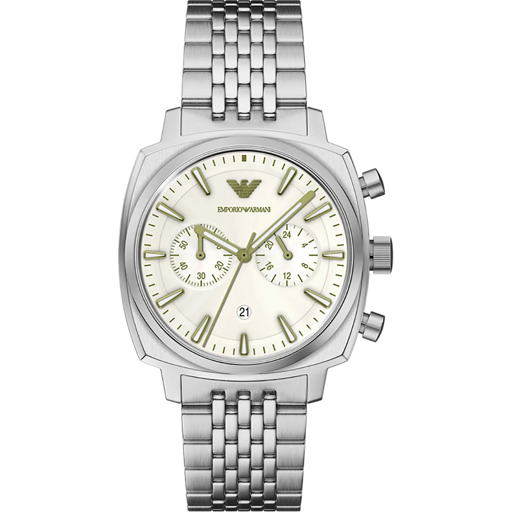 De Emporio Armani Horloge AR11800 is een stijlvolle polshorloge met een zilverkleurige roestvrijstalen behuizing van 40 mm. Dit horloge heeft een datumaanduiding, wat het zowel modieus als functioneel maakt. Combineer het met een formeel of casual outfit voor een tijdloze uitstraling. Perfect voor zowel dagelijks gebruik als speciale gelegenheden.