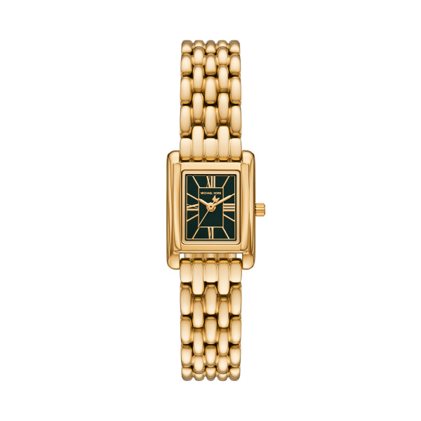 De Michael Kors Horloge MK7632 is een stijlvolle dameshorloge met een gouden kleur. Het heeft een roestvrijstalen kast en een bandmaat van 22. Deze luxe horloge past perfect bij zowel casual als formele outfits. Draag het als statement accessoire op een avondje uit of combineer subtiel met zakelijke kleding voor een chique uitstraling.