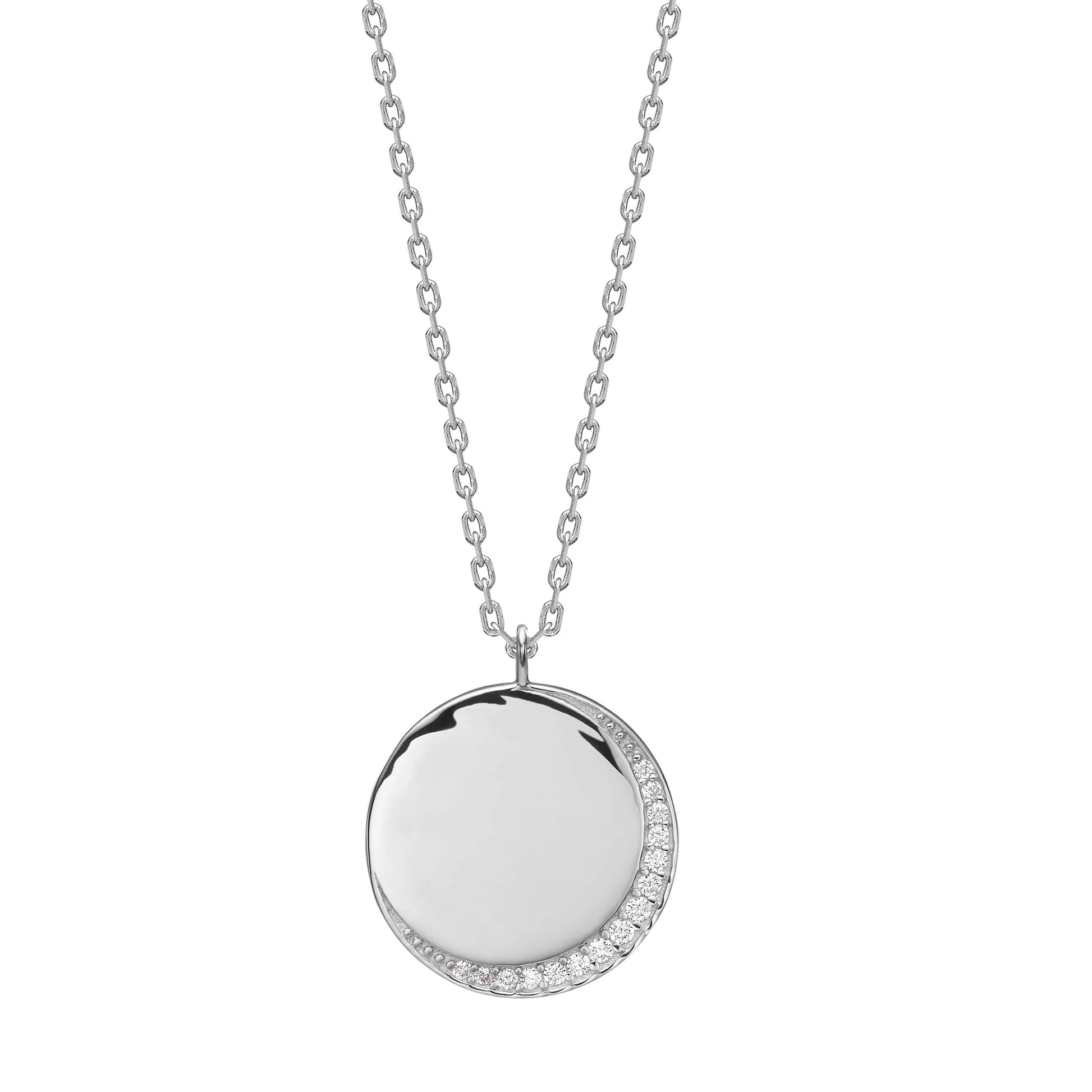 Die rhodinierte Silberhalskette SARANOR besticht durch ihr elegantes, rundes Design. Perfekt als neues Schmuckst&uuml;ck in der Kategorie Halskette. Tragen Sie sie allein f&uuml;r einen minimalistischen Look oder kombinieren Sie sie mit anderen Ketten f&uuml;r einen trendigen Layering-Look. Diese Halskette ist ein Must-have f&uuml;r stilvolle Accessoire-Liebhaber.