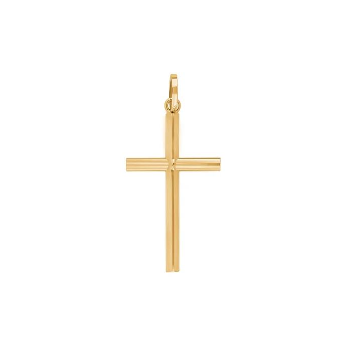Das Produkt 8kt. Goldkreuz 23mm, ist ein neuer Anh&auml;nger aus der Kategorie Schmuck. Tragen Sie dieses elegante Kreuz am besten an einer feinen Goldkette, um seinen klassischen Stil zu betonen. Es eignet sich ideal f&uuml;r den t&auml;glichen Gebrauch oder besondere Anl&auml;sse und vervollst&auml;ndigt jedes Outfit.