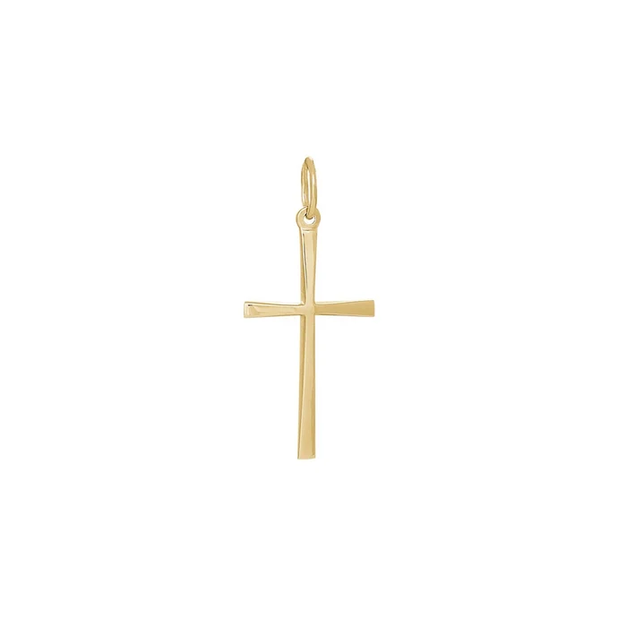 Der 8kt. Kreuz Anh&auml;nger,  ist ein neues Schmuckst&uuml;ck der Kategorie Anh&auml;nger. Dieser elegante Anh&auml;nger eignet sich perfekt, um an einer zarten Kette getragen zu werden. Ideal in Kombination mit sowohl l&auml;ssigen als auch formellen Outfits, verleiht er jedem Look eine subtile, stilvolle Note.