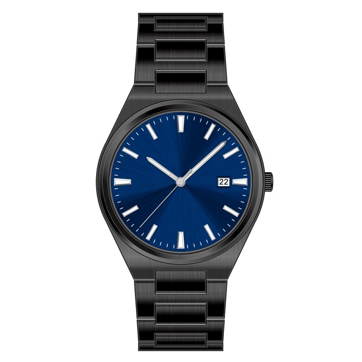 Prisma horloge black solid Gents Date Blauw in edelstaal zwart en saffierglas 5 ATM  ultra slimline blauw 

Algemeen
Geslacht: heren
Model: P.3032

Voordelen
- All stainless steel schakelband in het IPBlack staal
- quartz
- wijzerplaatr blauw met wit kleurige streepjes
- glas is zeer krasvast
- ook voor brede pols (max. 210 mm)
- datum
- quartz uurwerk
- maat kast 40.0mm (breedte) 8,15mm (dikte)

