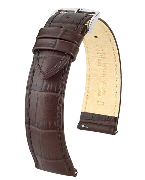HIRSCH DUKE M BROWN CALF 24/22MM 01028110-2-24.
De specificaties zijn als volgt:
Bandbreedte: 24