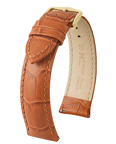 HIRSCH DUKE M HONEY CALF 18/16MM 01028175-1-18.
De specificaties zijn als volgt:
Bandbreedte: 18