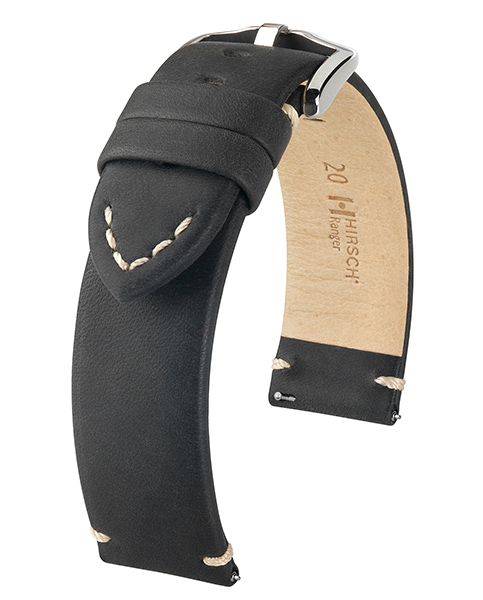 HIRSCH RANGER L BLACK CALF 22/22MM 05402050-2-22.
De specificaties zijn als volgt:
Bandbreedte: 22