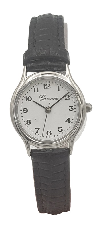 Dit is een horloge van het merk Garonne gemaakt voor heren.