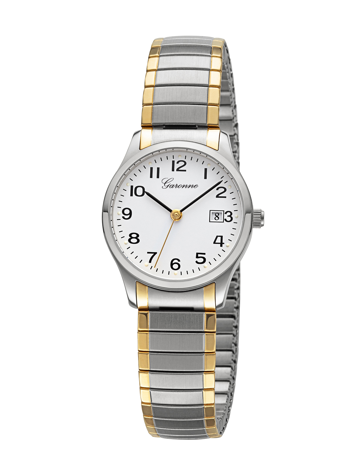 Dit is een horloge van het merk Garonne gemaakt voor dames.