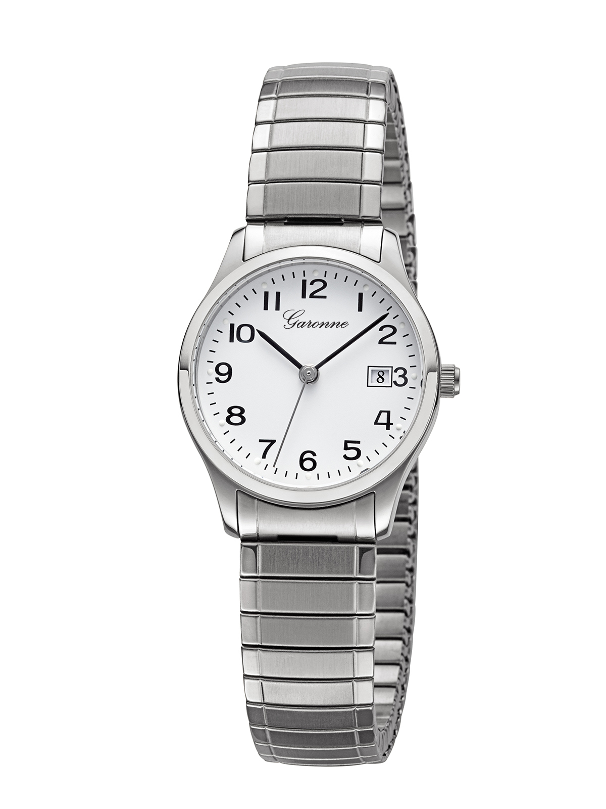 Dit is een horloge van het merk Garonne gemaakt voor dames.