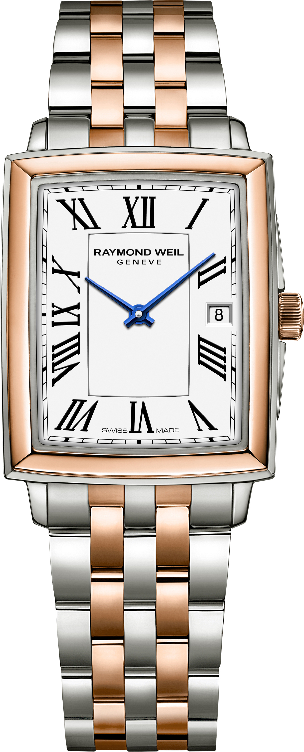 De RAYMOND WEIL horloge 5925-SP5-00300 beschikt over een roestvrijstalen kast en band, Quartz Zwitsers uurwerk, analoge wijzerplaat met Romeinse indexen, saffierglas en een witte wijzerplaat. Waterbestendig tot 5 ATM en zonder nikkelkleur. Draag dit elegante horloge bij formele of zakelijke gelegenheden voor een tijdloze en stijlvolle uitstraling. Nieuw in de staat.

