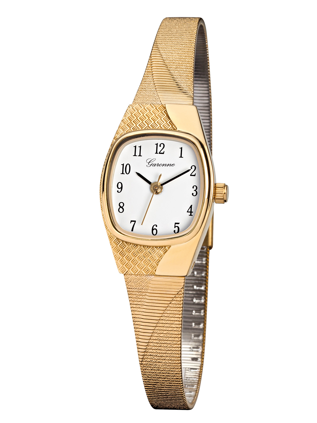 Dit is een horloge van het merk Garonne.