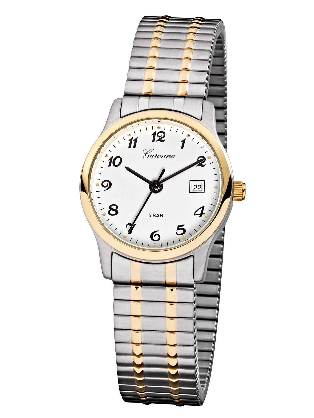 Dit is een horloge van het merk Garonne gemaakt voor dames.