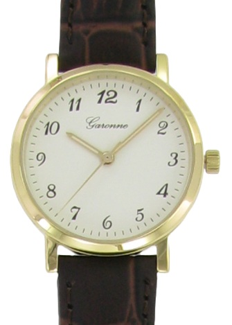 Dit is een horloge van het merk Garonne gemaakt voor dames.
De specificaties zijn als volgt:
Kastmaat: 28 mm
Kastdikte: 7,2 mm
Waterdichtheid: 3 ATM / 30 Meter / 100 Feet