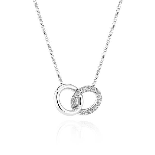 Dit is een collier in zilver  van het merk Sif Jakobs gemaakt voor dames.
