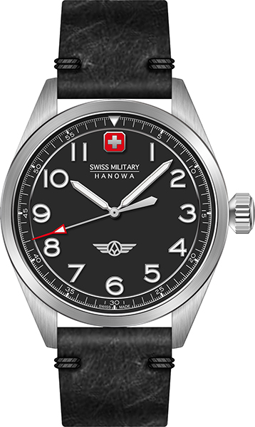 Dit is een horloge van het merk Swiss Military Hanowa gemaakt voor heren.
De specificaties zijn als volgt:
Kastmaat: 42 mm
Kastdikte: 42
Waterdichtheid: 10 ATM / 100 Meter / 330 Feet