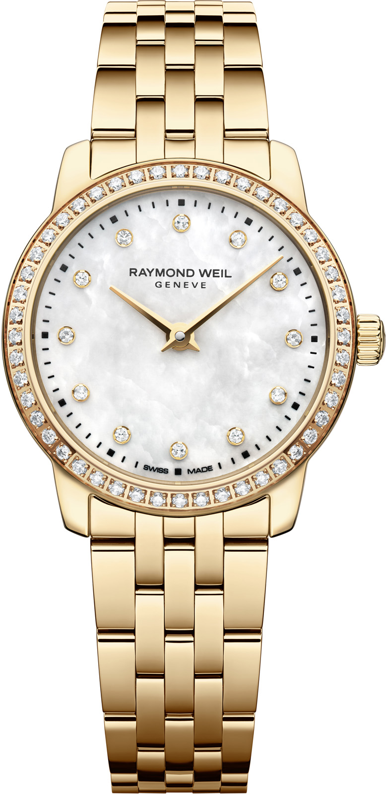 Dit is een horloge van het merk Raymond Weil gemaakt voor dames.
De specificaties zijn als volgt:
Kastmaat: 24 mm
Kastdikte: 5,1 mm
Waterdichtheid: 5 ATM / 50 Meter / 165 Feet