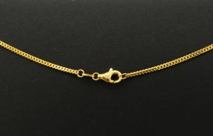 Die Collierkette Gold 585 Panzer St&auml;rke 40, Modellnummer 818404519, ist ein elegantes Schmuckst&uuml;ck in der Kategorie "Schmuck". Hergestellt aus hochwertigem Gelbgold, hat die Kette eine L&auml;nge von 45 cm. Perfekt f&uuml;r formelle Anl&auml;sse oder als allt&auml;gliches Accessoire, am besten allein oder mit einem passenden Anh&auml;nger tragen, um einen eleganten Look zu erzielen.