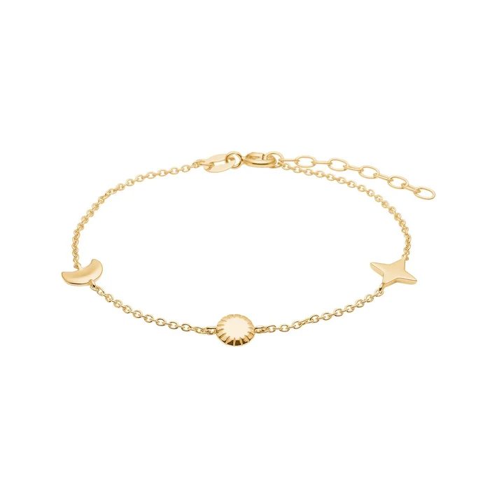 Das Verg. Silber Armband UNIVERSE52, ist ein brandneues Tennisarmband in der Kategorie Schmuck. Es besteht aus vergoldetem Silber und bietet eleganten Glanz. Am besten wird es alleine getragen, um einen minimalistischen Look zu erzielen, oder zusammen mit anderen Armb&auml;ndern f&uuml;r einen trendigen Layering-Effekt. Perfekt f&uuml;r jeden Anlass!