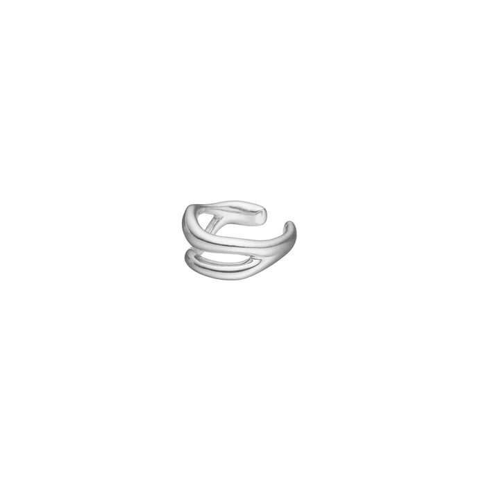 Der Rhd. Silber Earcuff FLUID52,  ist ein neues Produkt der Kategorie Schmuck, speziell Creolen-Ohrringe. Dieser einzigartige Earcuff bietet einen modernen Touch und kann sowohl einzeln als eleganter Akzent als auch in Kombination mit anderen Ohrringen getragen werden. Ideal f&uuml;r modische Outfits und ein stilvolles Statement.